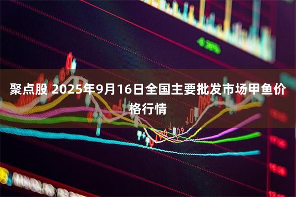 聚点股 2025年9月16日全国主要批发市场甲鱼价格行情